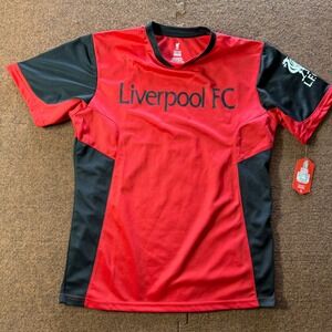 Liverpool‎ FC Official Licensed Soccer Jersey Red Black Mens Medium LP73PF-R